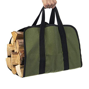 Tote borsa portacarte caminetto in tela cerata per legna da ardere resistente per il trasporto di legna da ardere per il trasporto di legna a casa o in campeggio - Product Image 3