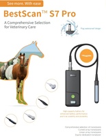 Échographe Doppler Couleur Portable S7 Pro pour Vétérinaires, Sonde Étanche pour Échographie de Gestation des Grands Animaux, Idéal pour Cliniques Vétérinaires et Exploitations Agricoles