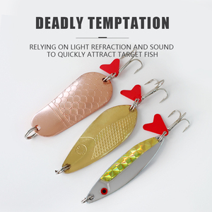 LUSHAZER 5 pièces/lot, cuillère <span class=keywords><strong>de</strong></span> pêche artificielle en métal coulante, 122g, pour fournitures <span class=keywords><strong>de</strong></span> pêche, nouveau leurre en métal, appât pour <span class=keywords><strong>la</strong></span> basse <span class=keywords><strong>de</strong></span> mer, eau salée - Product Image 3