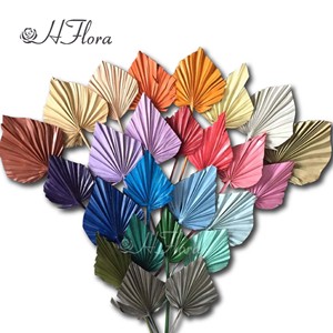 Feuilles de palmier naturelles préservées HFlora, très demandées, avec <span class=keywords><strong>eucalyptus</strong></span> et pétales de rose, écologiques, toucher réel, pour la <span class=keywords><strong>d</strong></span>écoration de la maison et de mariage - Product Image 1