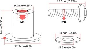 Xe máy kính chắn gió kính chắn gió Spike cao su cũng <span class=keywords><strong>Nuts</strong></span> vớ<span class=keywords><strong>i</strong></span> rõ ràng máy giặt chống - Product Image 2