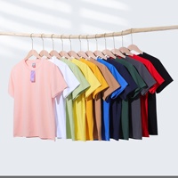 T-shirt Solona en coton peigné uni, respirant, anti-rides, évacuant l'humidité, coupe ample, manches courtes, style japonais pour homme