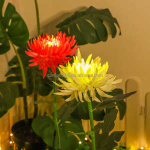 Luces de crisantemo de <span class=keywords><strong>Navidad</strong></span> con energía solar, luces de jardín, luces de tierra solares impermeables para exteriores para patios traseros, caminos - Product Image 5