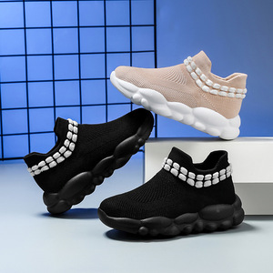 Kids Mesh <b>Slip</b> <b>On</b> <b>Sneakers</b> EVA Sole Comfortable Outdoor Casual Shoes - Product Image 4