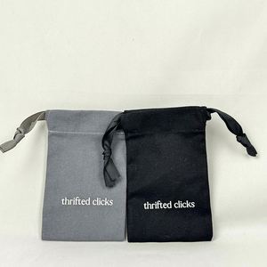 100% Organic Cotton <b>Drawstring</b> Bag High Quality Durable Canvas <b>Drawstring</b> <b>Pouch</b> Recyclable All-match <b>Pouch</b> Bag - Product Image 1