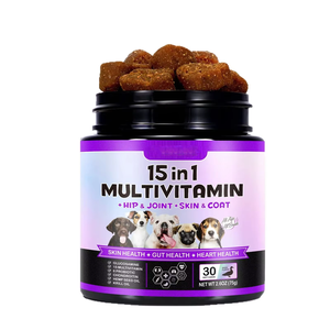 Integratore Alimentare OEM per Cani 15 in 1: Supporto per Immunità, Digestione, Articolazioni e Salute Cardiaca, Multivitaminico in Compresse Morbide - Product Image 4