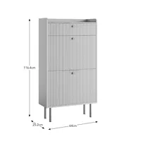 Vente à Chaud Wabi-Sabi MDF Bois Chêne Étagère à Chaussures Multicouche Simple Armoire à Chaussures pour Maison ou Ferme pour Dortoir ou Salon