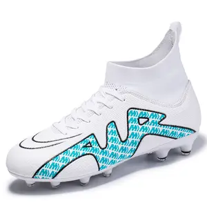 Hot selling wholesale Ronaldo Messi spikes AGTF game training football shoes used football boots for men soccer shoe