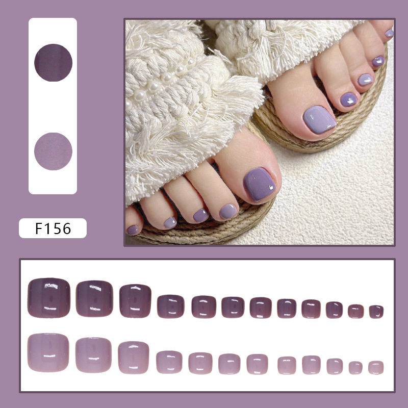 QH-F156 double couleur violette assortie "colle]
