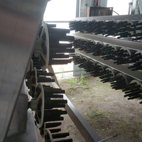 Machine automatique d'épluchage de volailles, 6000 oiseaux/jour, moteur principal pour l'élimination des plumes pour ligne d'abattage de poulets et de canards