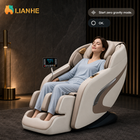Fauteuils de massage LIANHE les plus vendus pour usage domestique, fauteuil de massage à airbag intégral à gravité zéro