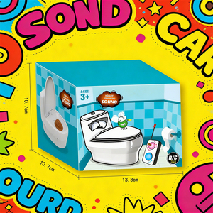 Jouets <span class=keywords><strong>de</strong></span> farces et <span class=keywords><strong>de</strong></span> tours amusants pour enfants, véhicule intelligent télécommandé, toilettes magiques, avec son, en plastique, 3 ans et plus - Product Image 2