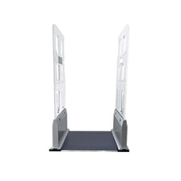 HECERE 15693 Puerta RFID de Plástico de 13.56MHz para Biblioteca, Anti-Robo de Libros, RFID HF, Pantalla Táctil de 21.5 Pulgadas, Resolución 1920x1080, Protocolo SIP2
