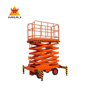 Niui — Mini élévateur hydraulique, Table de travail aérien pour ciseaux, 6m à 14m