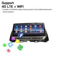 HFMidia 10,25 pouces pour Mazda CX-5 2013-2015 Lecteur multimédia de voiture prenant en charge la lecture vidéo, CarPlay sans fil, Android Auto et GPS