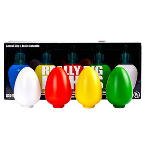 LONGNEW Décoration de fête de Noël, ensemble de 5 lumières LED, grande lumière de Noël, fabriqué à Taïwan - Product Image 2