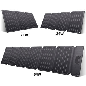 Panneaux solaires portables adaptés aux centrales électriques, dotés de silicium monocristallin haute efficacité et d'un design pliable. - Product Image 2