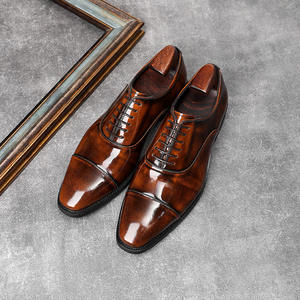 Elegantes Zapatos Oxford de Piel de Vacuno de Primera Calidad, con Plantilla Acolchada, Forro Transpirable, Soporte de Arco Impermeable, para Oficina y Carrera Profesional - Product Image 5