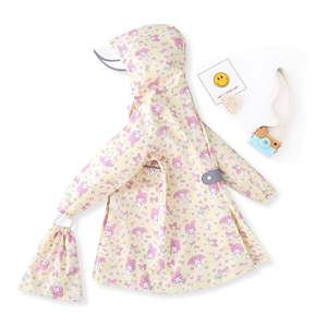 Imperméable à la neige de haute qualité une pièce pour Poncho sac d'école pour filles dessin animé enfants imperméable pour la randonnée activités de plein air - Product Image 2