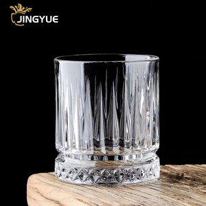 Ly Đá <span class=keywords><strong>In</strong></span> Tùy Chỉnh Độc Đáo Bán Sỉ JINGYUE 355Ml 12Oz Ly Uống Rượu Whisky Pha Lê Đế Nặng Cổ Điển Có Hàng - Product Image 3