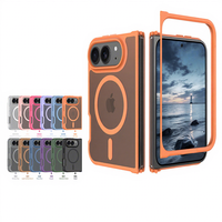 Étui pour iPhone 18 Fold, PC+TPU, iPhone 18 ultra, translucide, charge sans fil, antichoc, étui pour iPhone 18, étuis pour téléphones portables