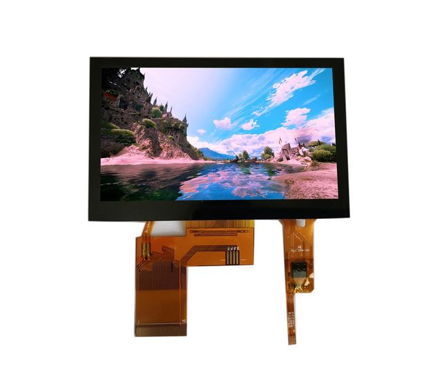 AISON Z043WQ09-CT 4.3 Inch TFT LCD Display Module Capacitive 5-Point Touch Screen 480x272 Resolution 40pin RGB Interface ST7282
