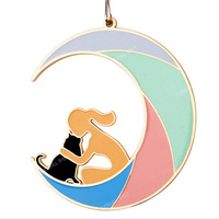 Mémoires d'animaux de compagnie, vitrail avec empreinte de patte, attrape-soleil, cadeau de deuil d'animal de compagnie, attrape-soleil à suspendre à la fenêtre, pont arc-en-ciel, mémoire d'animal de compagnie