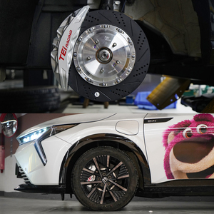 Pinza delantera P60EV de 6 ollas y trasera de 4 ollas con pinza de freno electrónico BBK, sistema de freno automático para Toyota <span class=keywords><strong>Sienna</strong></span>, llanta de 18 pulgadas - Product Image 4