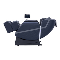 OYEAL Nouveau Modèle Fauteuil de Massage Intelligent en Cuir Corps Entier 8D Zéro Gravité Inclinable Shiatsu Pétrissage Tapotement Vibrations 5 Modes Musicaux