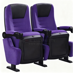 Silla de Auditorio de Diseño Moderno en Oferta, Muebles de Teatro, Silla Cómoda con Reposabrazos de Madera Maciza, Tablero de Escritura, Duradera para Uso Comercial - Product Image 2