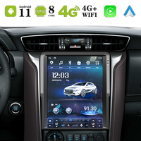 12.1 pouces Tesla écran Vertical GPS Navigation Android autoradio stéréo avec DSP BT pour Toyota Fortuner 2016-2020 lecteur DVD de voiture