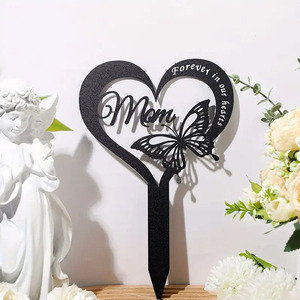 Decorazione da Giardino in Ferro per Cimiteri, Ornamenti Simulati per Paesaggi Esterni e <span class=keywords><strong>Cortili</strong></span> - Product Image 3