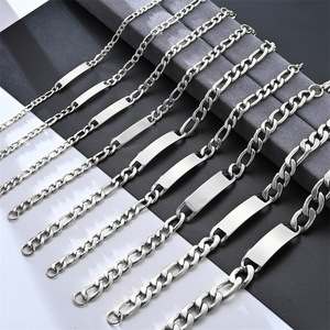 Personalized <b>bracelet</b>, stainless steel ins <b>couple</b> <b>bracelet</b>, men's and women's trendy personalized retro punk hip-hop titanium - Product Image 4