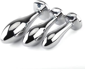 Tapón anal de metal, acero inoxidable, juguete sexy, joyería de cristal, consolador anal, juguete fetichista para adultos - Product Image 4