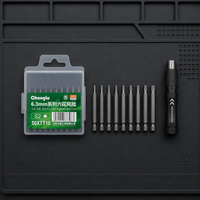 Embouts de tournevis Torx de sécurité TT10 en acier allié S2, 50 mm, tige hexagonale de 6,3 mm, 10 pièces, embouts de perceuse à visser Star Power, fournis par l'usine
