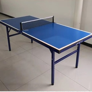 Table de ping-pong de qualité supérieure de Chine, taille 1/4, pliable, pour divertissement en intérieur, avec filet - Product Image 1
