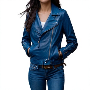 BS International Unisex Racer <b>Jacket</b> Leather Canvas Waterproof Windproof Front Back Logo Bamboo Fiber Lining Casual Winter <b>Bike</b> - Product Image 1