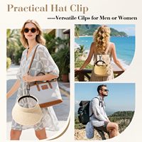Clip de fixation pour casquette de baseball, mousqueton robuste à double verrouillage pour sac à dos, bagages, sac, essentiels pour les vacances en plein air et les croisières
