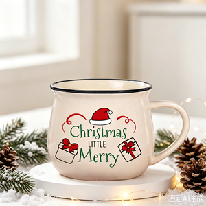 Taza de Cerámica Navideña con Logotipo Personalizado al por Mayor, Estilo Esmaltado, Taza de Café Festiva para Colecciones <span class=keywords><strong>Navideñas</strong></span>, Regalo Promocional, Compra al por Mayor - Product Image 3