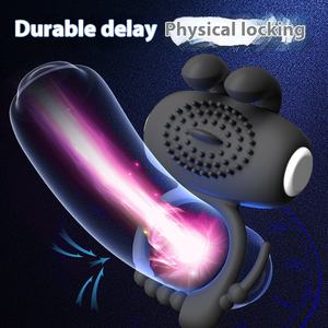 LILO LL-2413 Anpassbarer Weicher TPE Männlicher Penis-Masturbator mit Vibrationsring Sexspielzeug für Ehemann und Ehefrau - Product Image 3