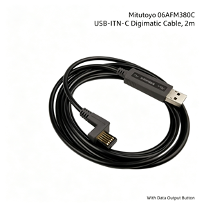 Câble USB direct étanche MITUTOYO 06AFM380C USB-ITN-C avec interrupteur de données pour outils - Product Image 1
