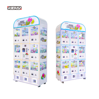 Торговый автомат Gacha с монетоприемником для металлических мини-игрушек, настраиваемый, для японских аниме-игрушек, на 8 игроков, 150-200 штук