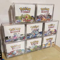 Boîtier de protection et de présentation en acrylique moderne et portable avec aimant puissant pour collection ETB, personnalisable en gros