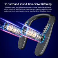 Altavoz Bluetooth 2,0 de alta calidad, altavoces inalámbricos con banda para el cuello en forma de U para jugadores de ordenador