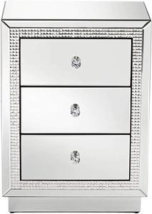SWT NEW Hot Selling China Wholesale Mirrored Crystal <strong>Diamond</strong> <strong>Crushed</strong> Acrylic Home Decor Accent Mirror <strong>Furniture</strong> - Product Image 4
