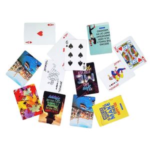 Customized LORRIROSE Modern Black Core Handmade Cartoon Still Life <b>Playing</b> <b>Cards</b> Waterproof Special Advertising Paper Logo - Product Image 2