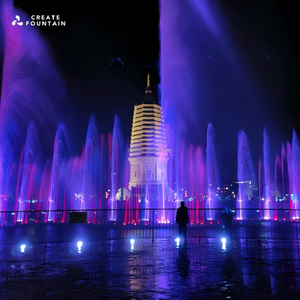 น้ำพุดนตรีขนาดใหญ่ทะเลสาบน้ำพุอุปกรณ์กลางแจ้งน้ำพุสำหรับสวน - Product Image 1