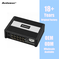 Amplificateur DSP de voiture classe AB 4 entrées 8 sorties avec sortie RCA 8 canaux et réglage par application, égaliseur 31 bandes, autoradio