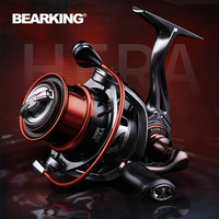 Moulinet de pêche spinning Bear King 5.7:1 Hallelujah Metal Rocker en acier inoxydable 8+1 2000 pour lancer longue distance, gaucher, vente en gros