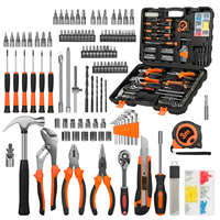 Juego de Llaves de Trinquete de 1/4'', Multifuncional, Acero con Alto Contenido de Carbono, Estuche Rígido Negro, Herramientas de Reparación Automotriz y del Hogar, Mecánico General, 1 Año de Garantía